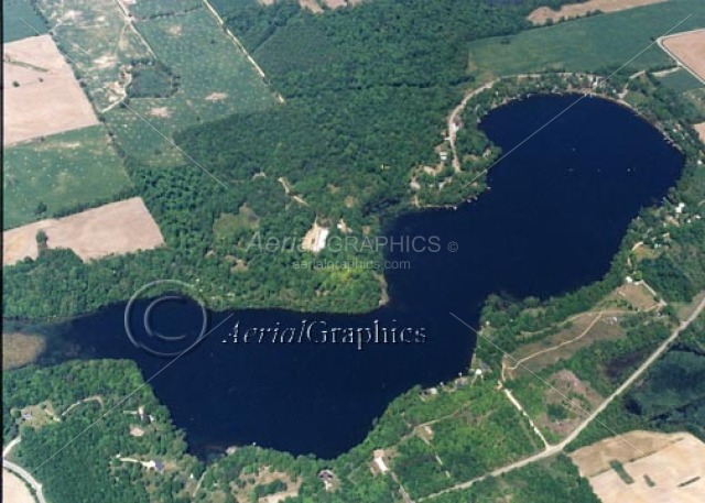 Little Fish Lake in Cass County, Michigan
